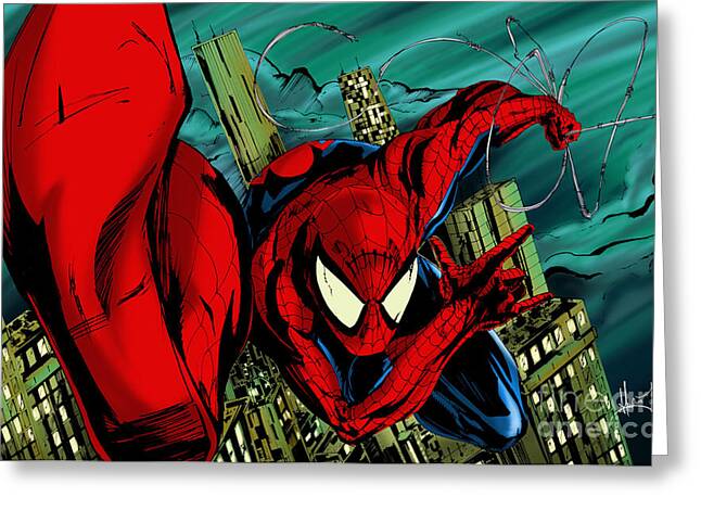 Greetings from the Multiverse Marvel/'s Spiderman A4 /& 9x9 Print